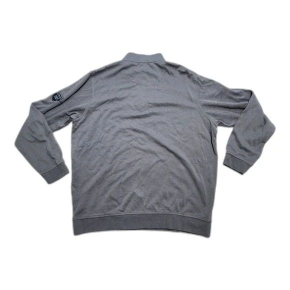 PETER MILLAR Men's 1/4 Zip Pullover Gray Size XXL - Picture 2 of 10